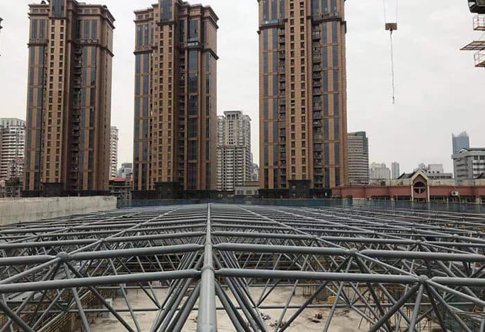 张掖螺栓球网架结构